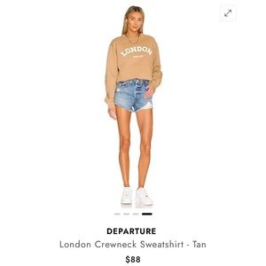 London Crewneck Sweatshirt in Tan
DEPARTURE medium